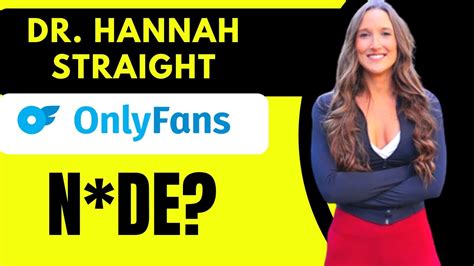 10 Dec 2023. Dr. Hannah Straight, a popular content creator on OnlyFans, has recently found herself in the midst of a scandal as her exclusive content has been leaked online. The leak has caused a stir among her fans and followers, with many expressing shock and disappointment over the breach of privacy.